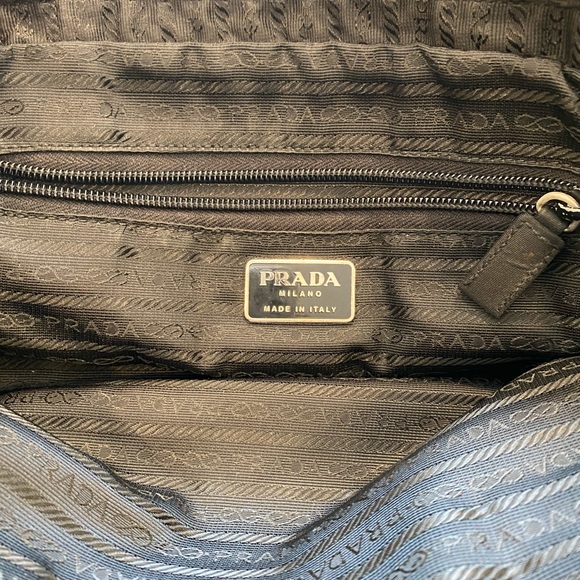 Prada nylon double strap shoulder bag. - Picture 7 of 7